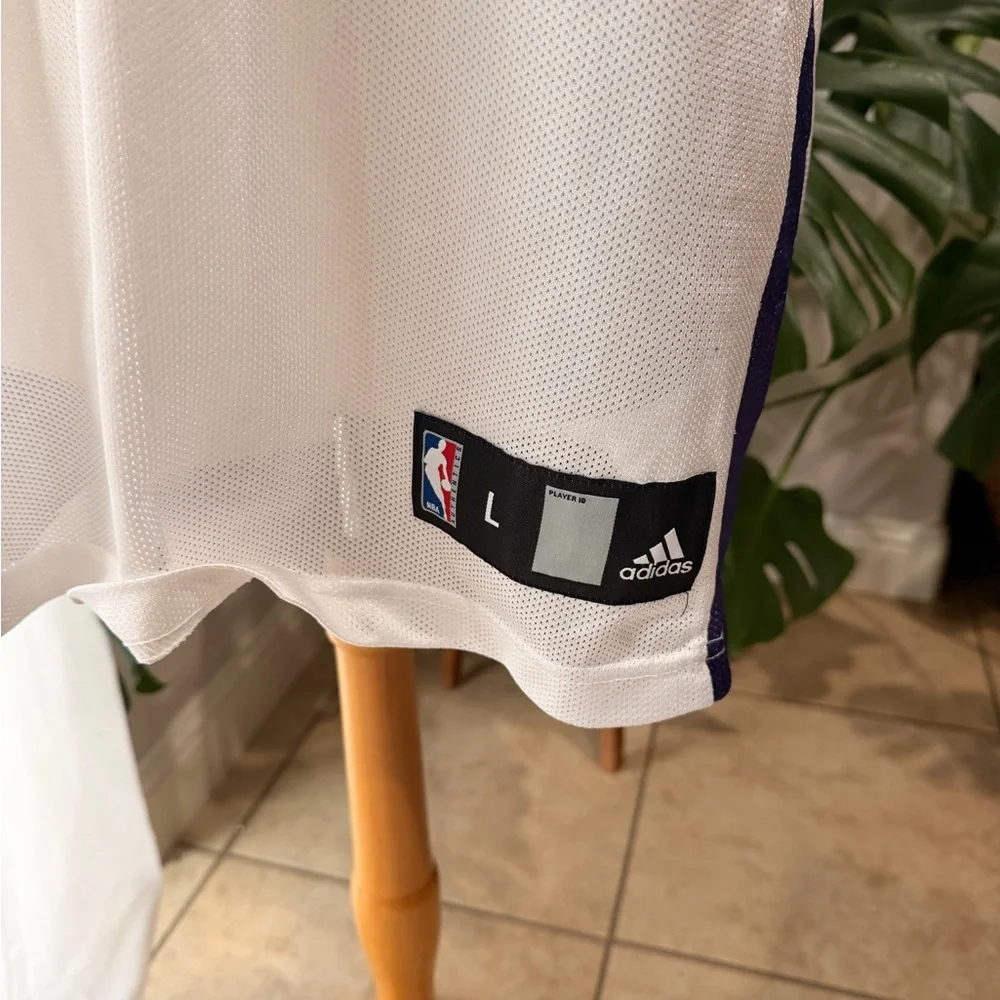 Vintage Signed Sacramento Kings Reggie Theus #07 Adidas NBA Jersey‎  Size L